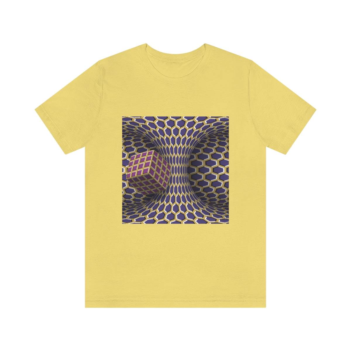 Unisex Jersey Short Sleeve Tee "Optical illusion Cube"