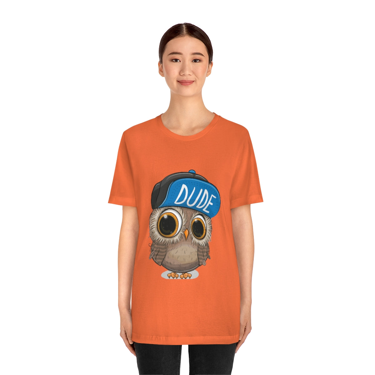 Unisex Jersey Short Sleeve Tee "Cute Cartoon Owl in a cap"