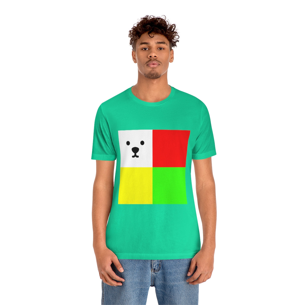 Unisex Jersey Short Sleeve Tee "CuBeArea big logo"
