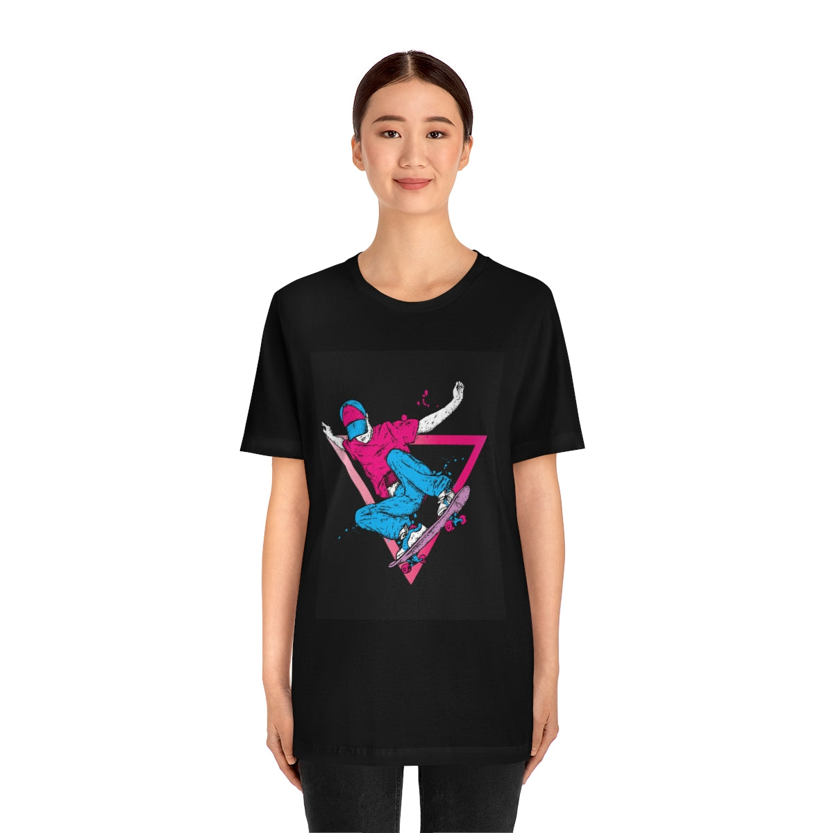 Unisex Jersey Short Sleeve Tee "Skateboarding"