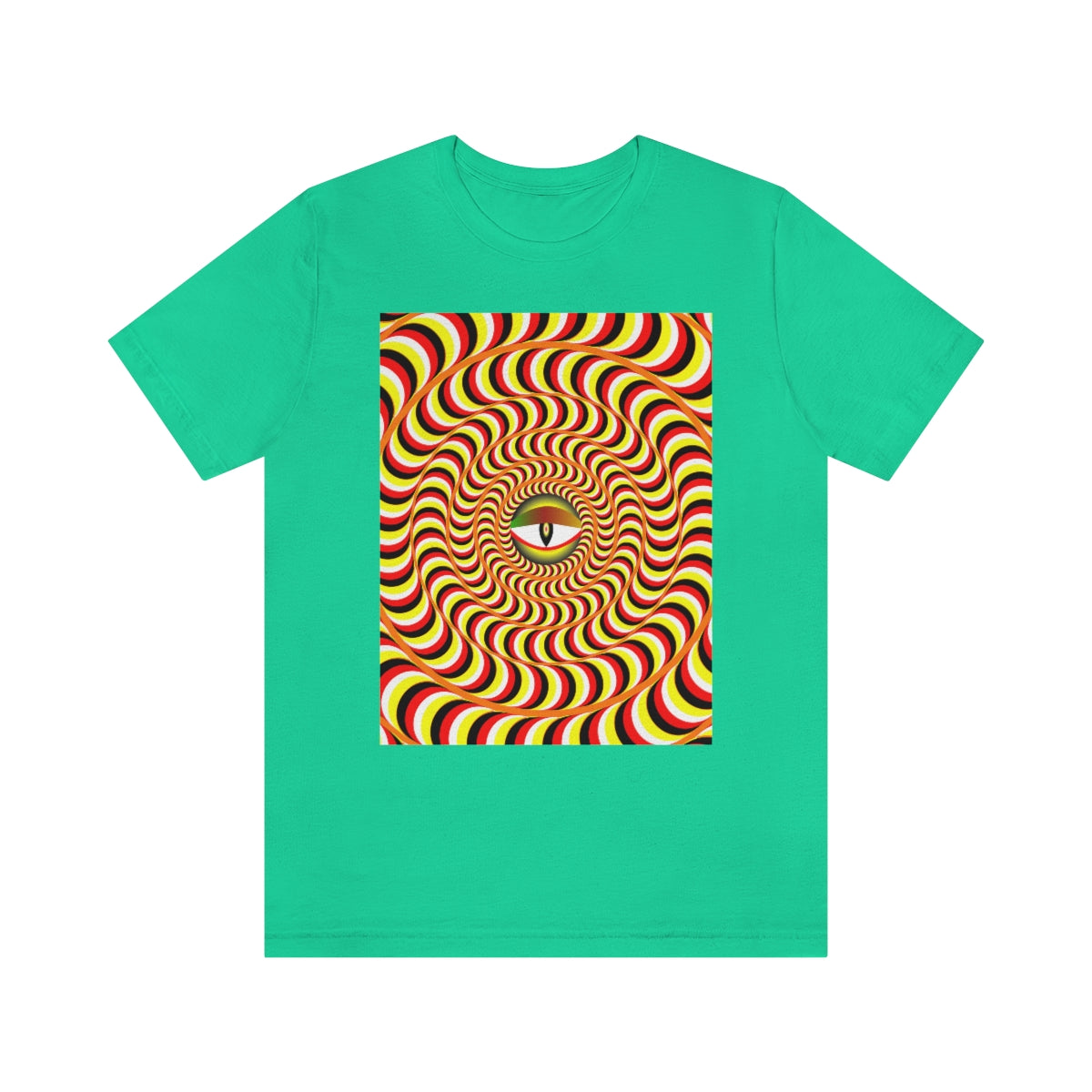 Unisex Jersey Short Sleeve Tee "Optical illusion Snake Eye"