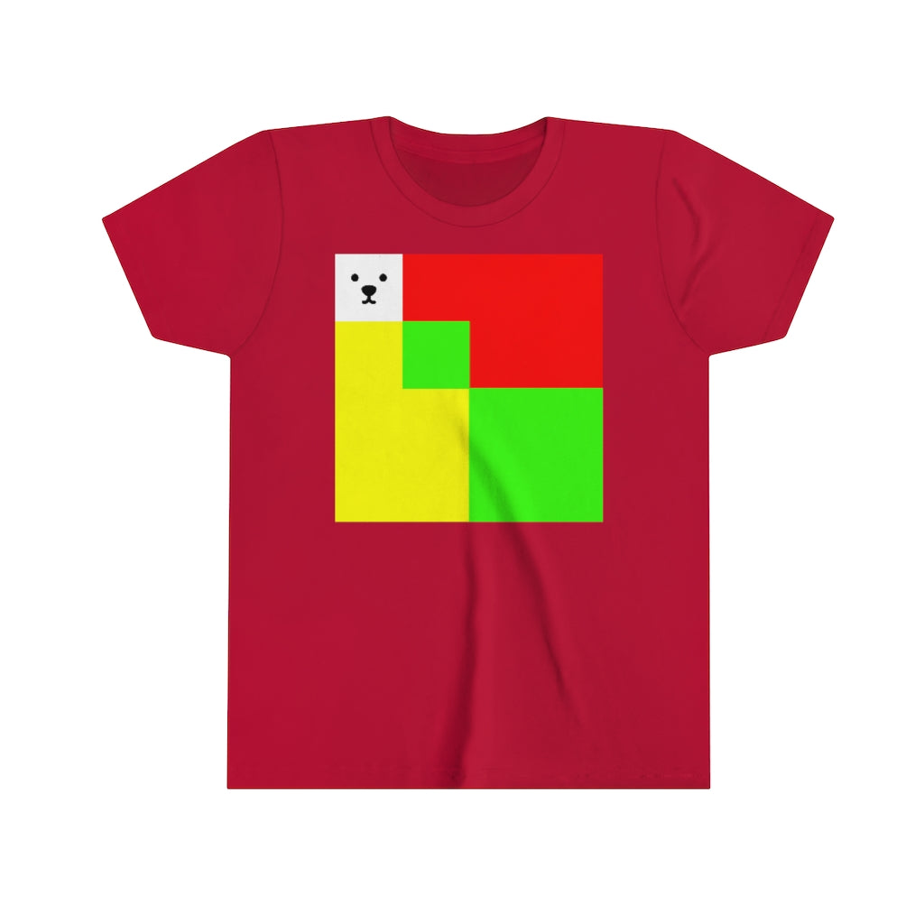 Youth Short Sleeve Tee "CuBeArea abstract"