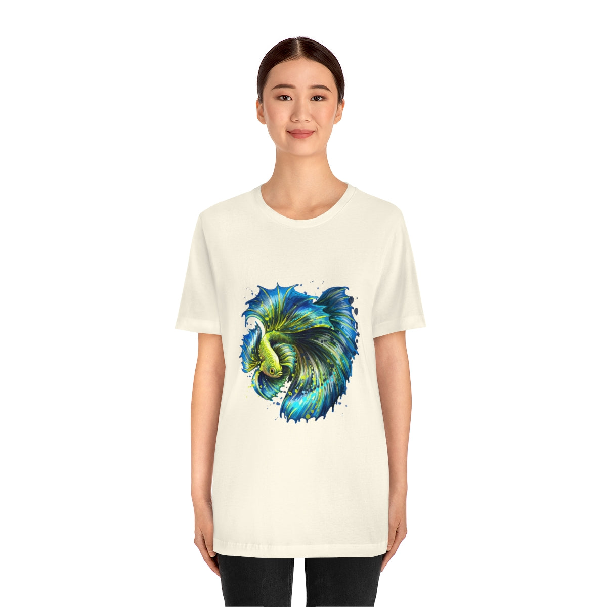 Unisex Jersey Short Sleeve Tee "Colorful tropical fish"