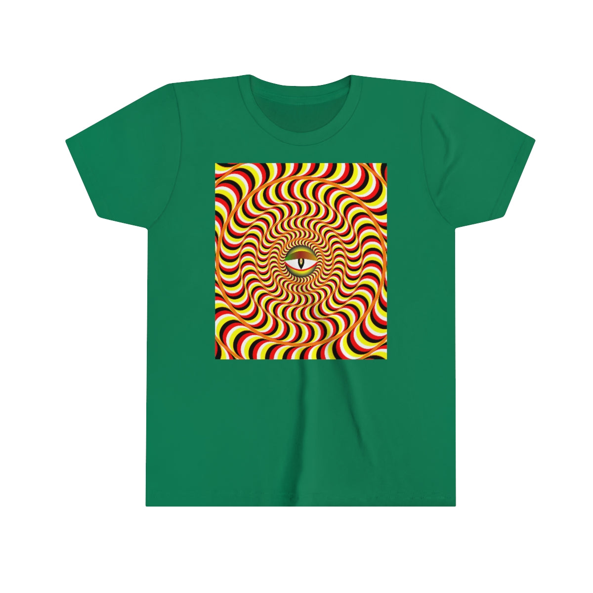 Youth Short Sleeve Tee "Optical illusion Snake Eye"