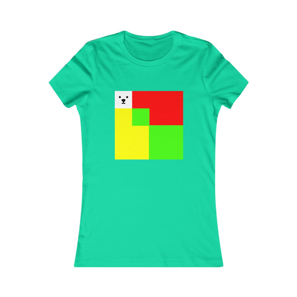 Women's Favorite Tee "CuBeArea abstract"