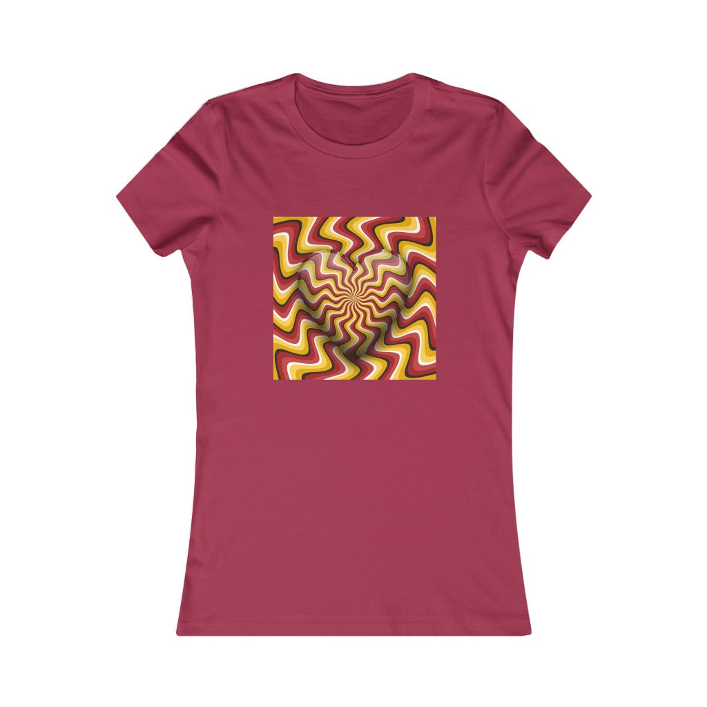 Women's Favorite Tee "Optical illusion Heart"