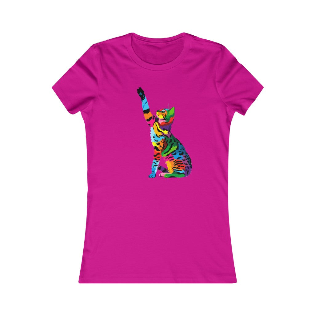Women's Favorite Tee "Abstract bengal cat"