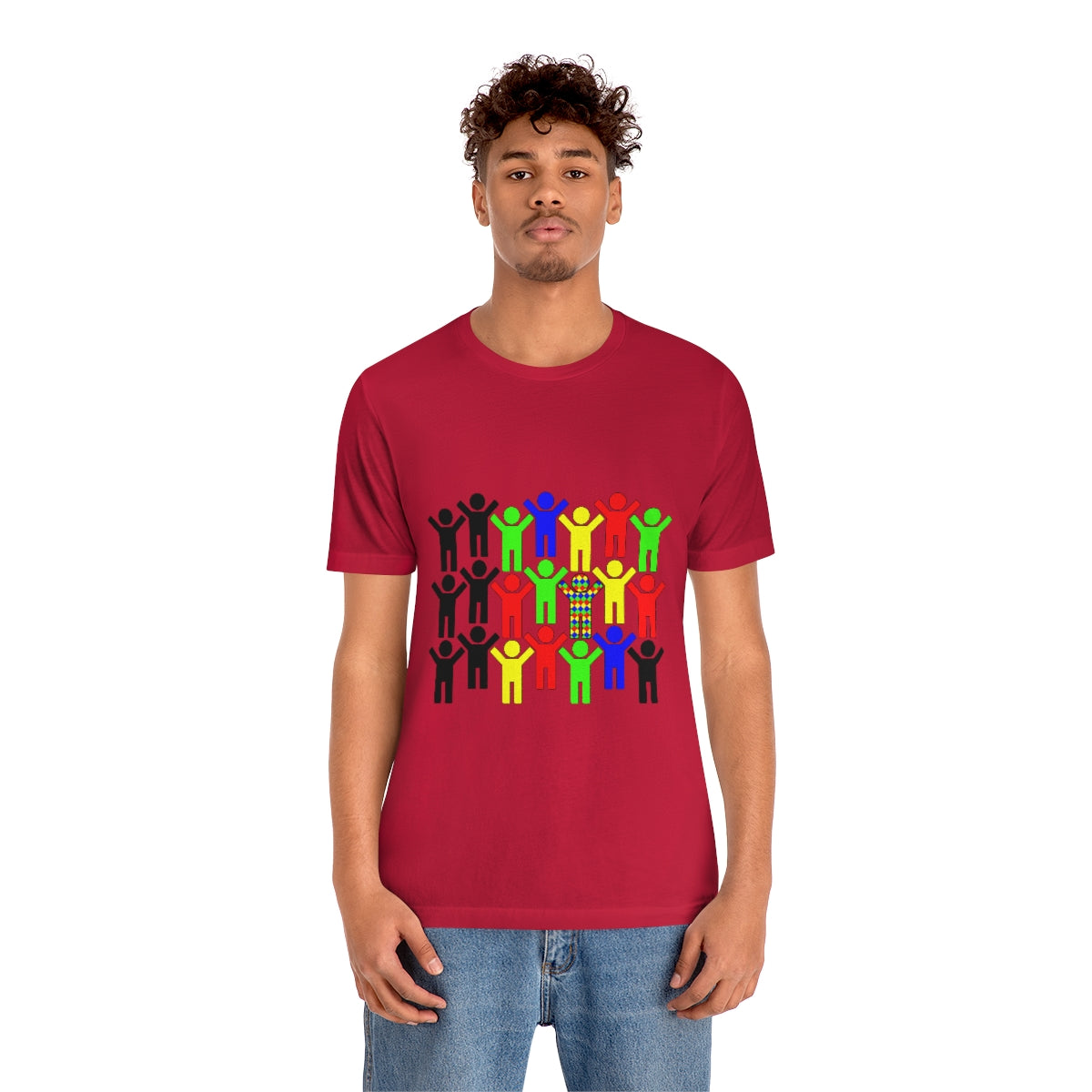 Unisex Jersey Short Sleeve Tee "Change the World by changing yourself"