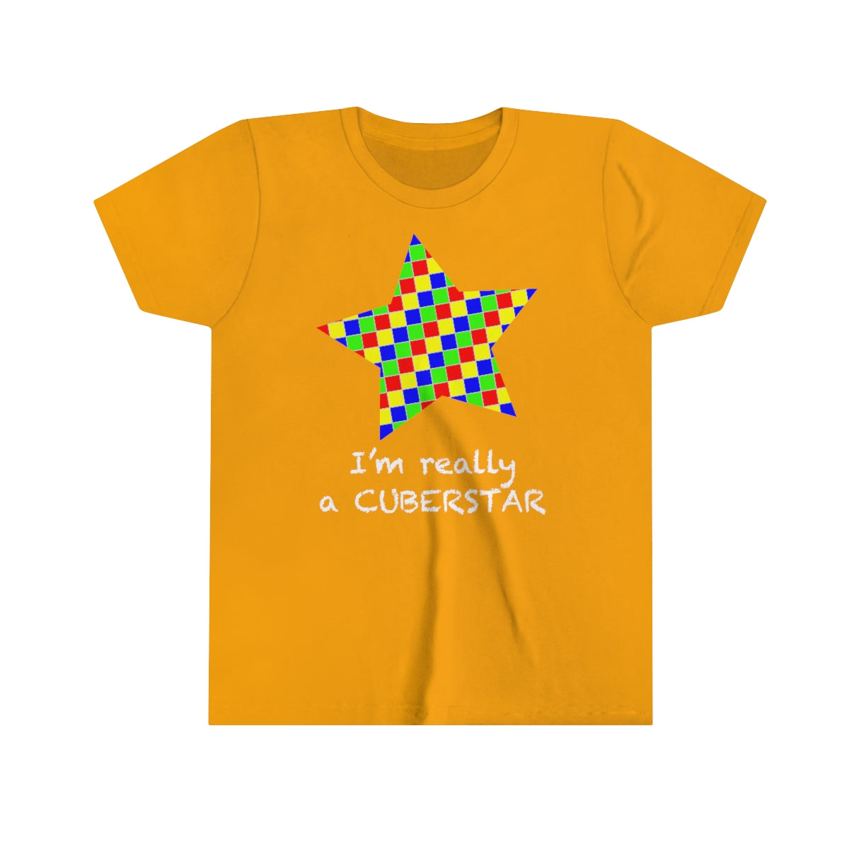 Youth Short Sleeve Tee "I'm really a cuberstar"
