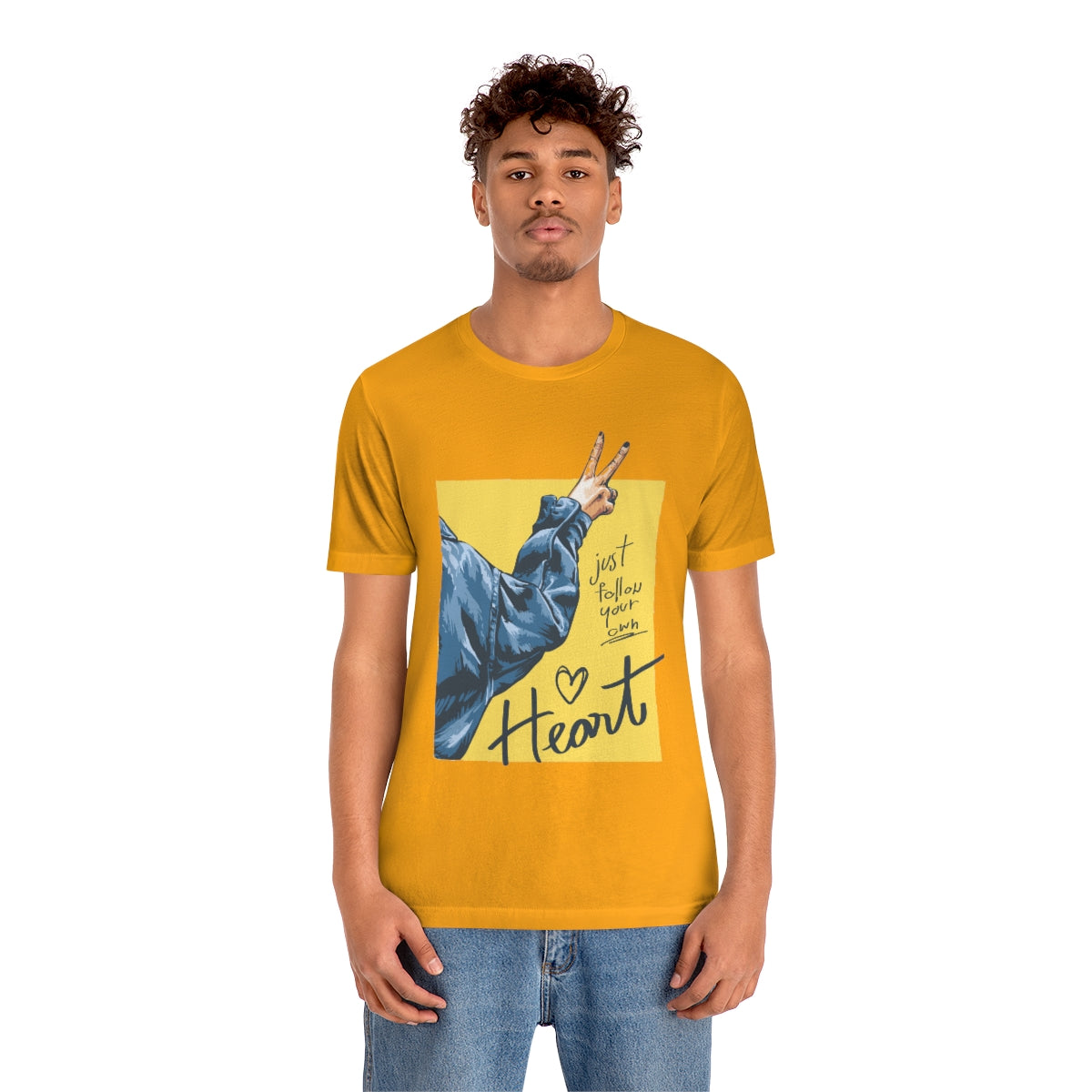 Unisex Jersey Short Sleeve Tee "Follow your heart"