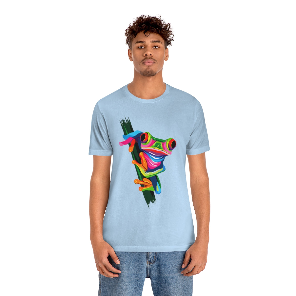 Unisex Jersey Short Sleeve Tee "Abstract colorful frog"