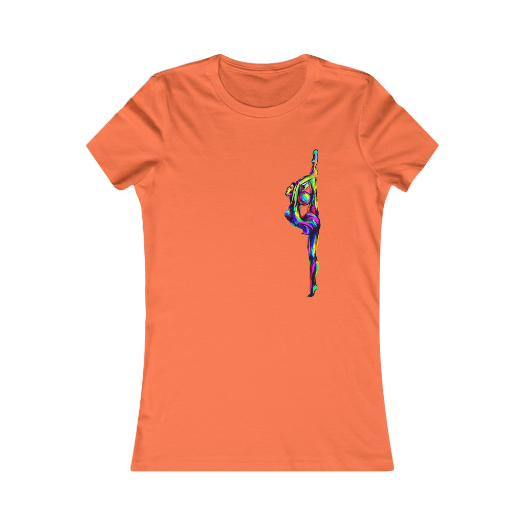 Women's Favorite Tee "Abstract girl gymnastics"