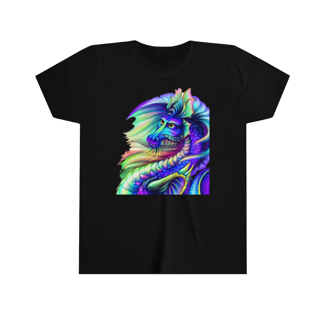 Youth Short Sleeve Tee "Multi-colored dragon"