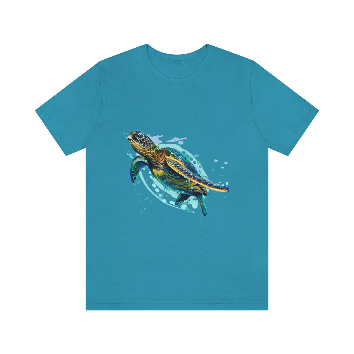 Unisex Jersey Short Sleeve Tee "Sea colorful turtle"