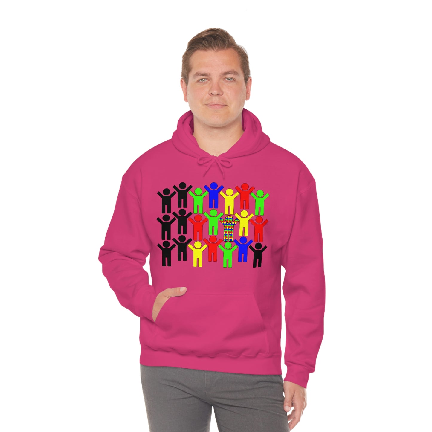 Unisex Heavy Blend™ Hooded Sweatshirt "Change the world by changing yourself"