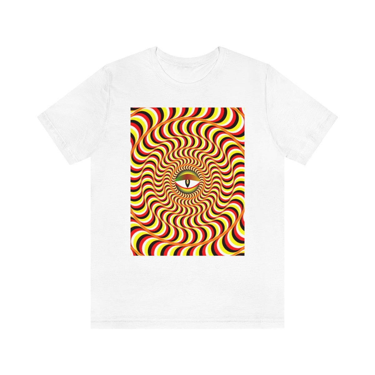 Unisex Jersey Short Sleeve Tee "Optical illusion Snake Eye"