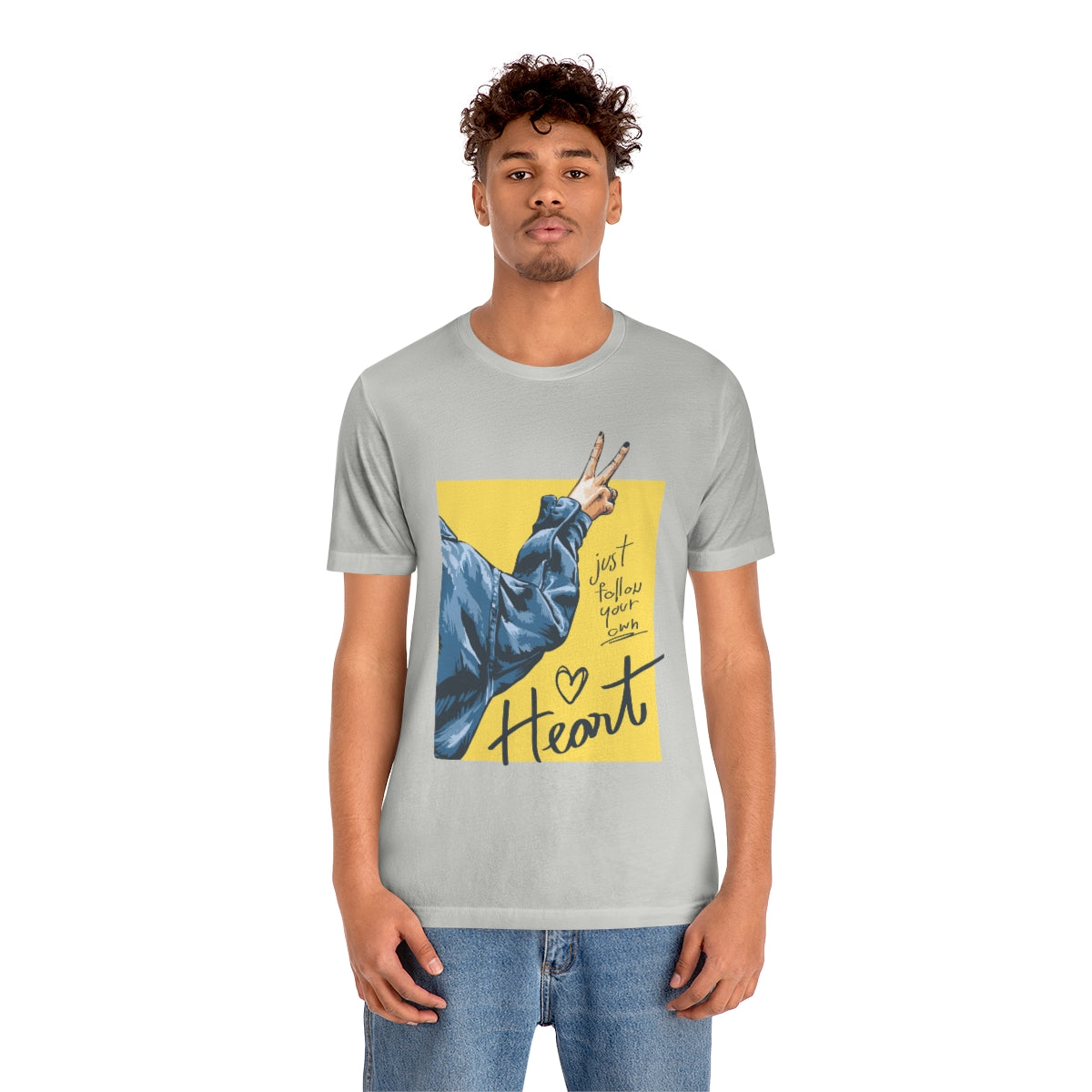 Unisex Jersey Short Sleeve Tee "Follow your heart"
