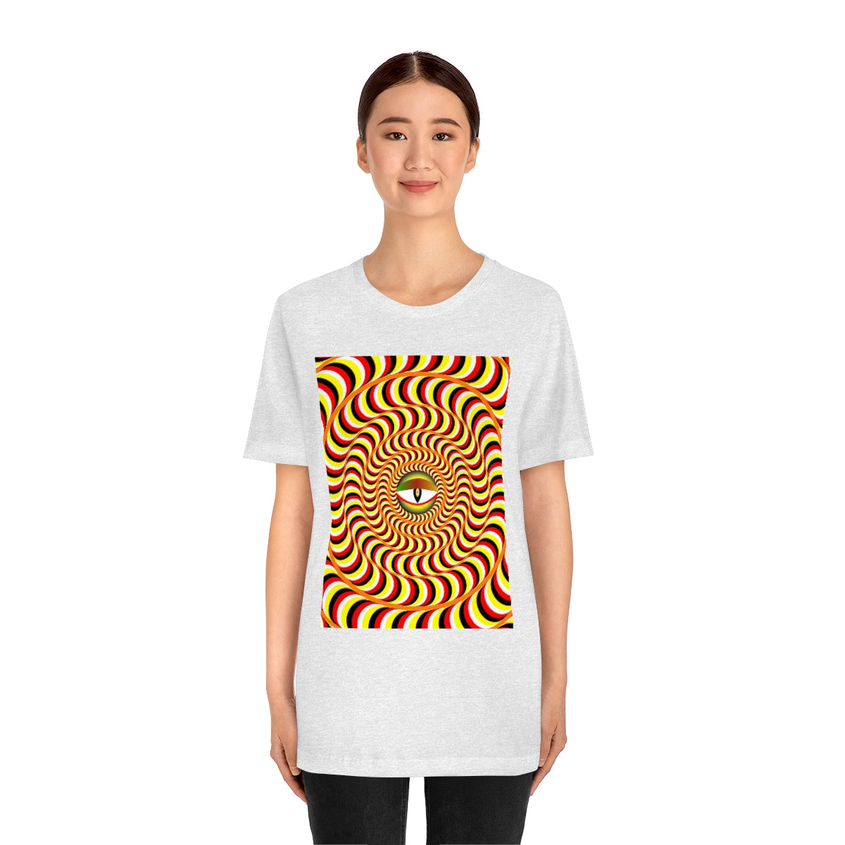 Unisex Jersey Short Sleeve Tee "Optical illusion Snake Eye"