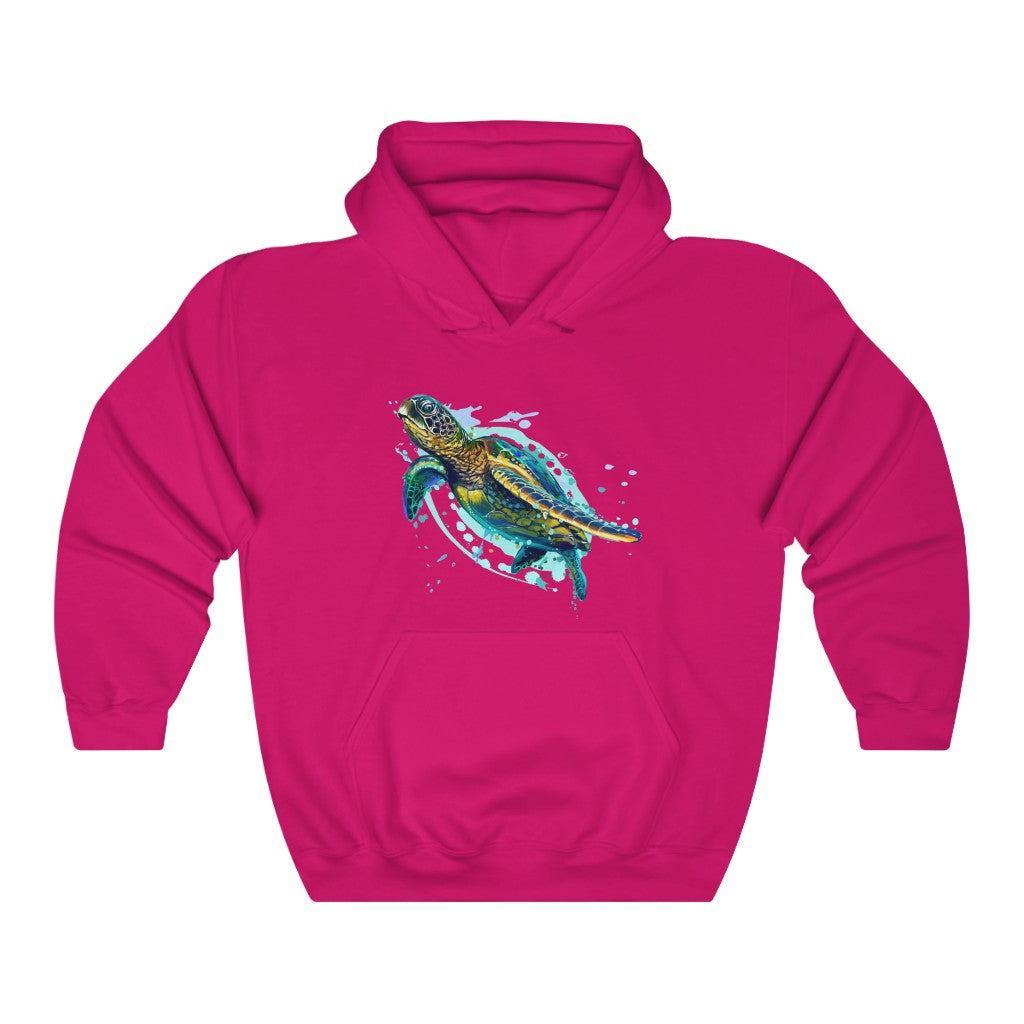 Unisex Heavy Blend™ Hooded Sweatshirt "Sea colorful turtle"