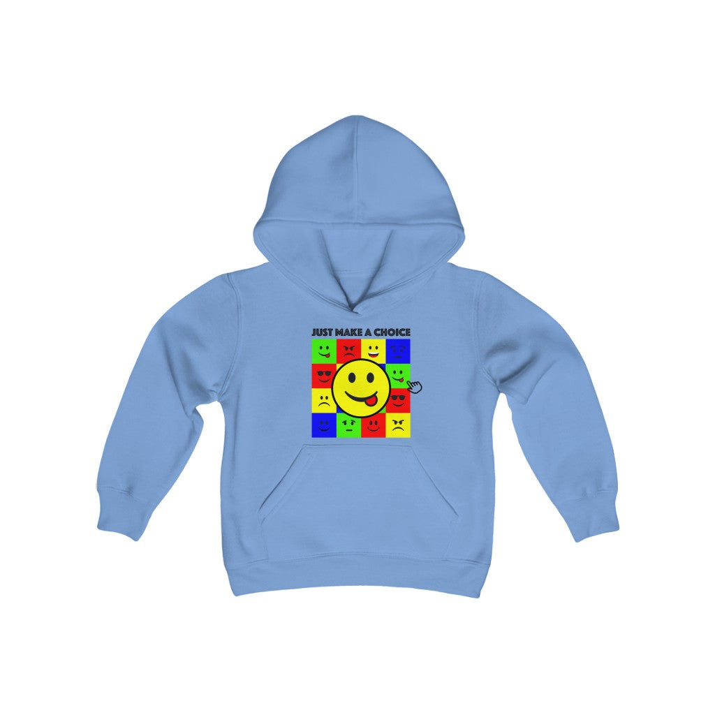 Youth Heavy Blend Hooded Sweatshirt "Make a choice"