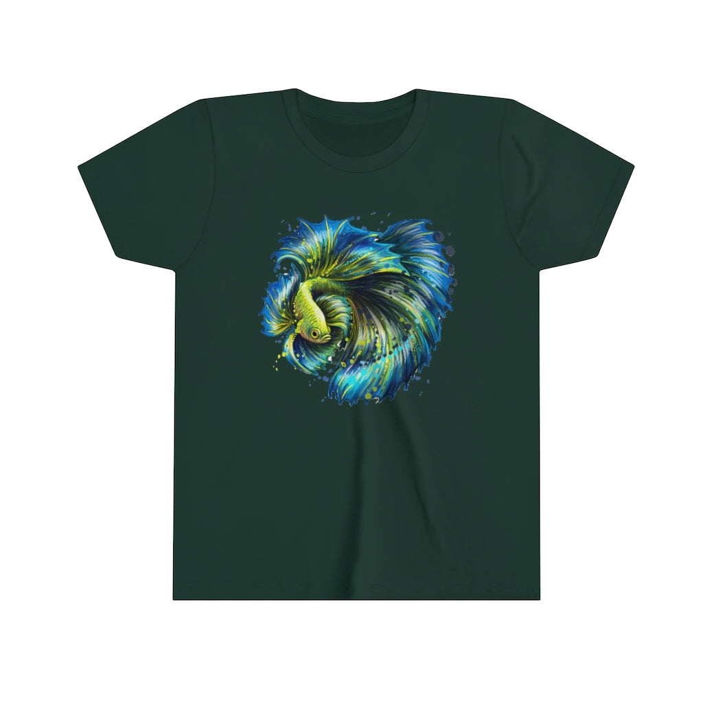 Youth Short Sleeve Tee "Colorful tropical fish"
