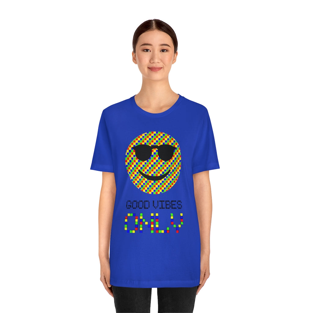 Unisex Jersey Short Sleeve Tee "Good vibes only"
