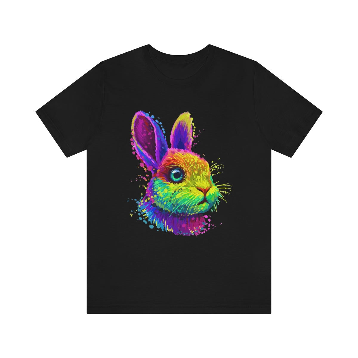 Unisex Jersey Short Sleeve Tee "Abstract colorful little rabbit"