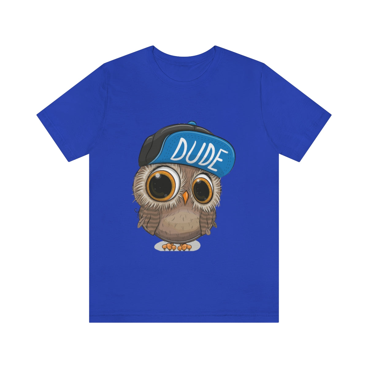 Unisex Jersey Short Sleeve Tee "Cute Cartoon Owl in a cap"