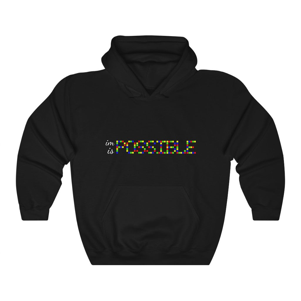 Unisex Heavy Blend™ Hooded Sweatshirt 'Impossible is possible'