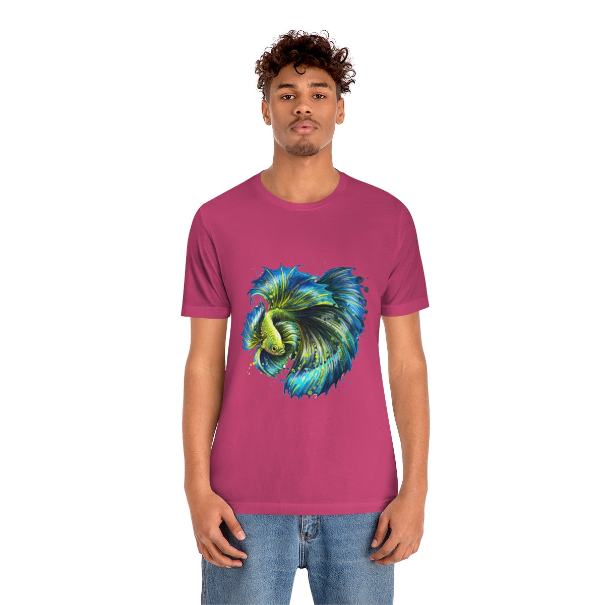 Unisex Jersey Short Sleeve Tee "Colorful tropical fish"
