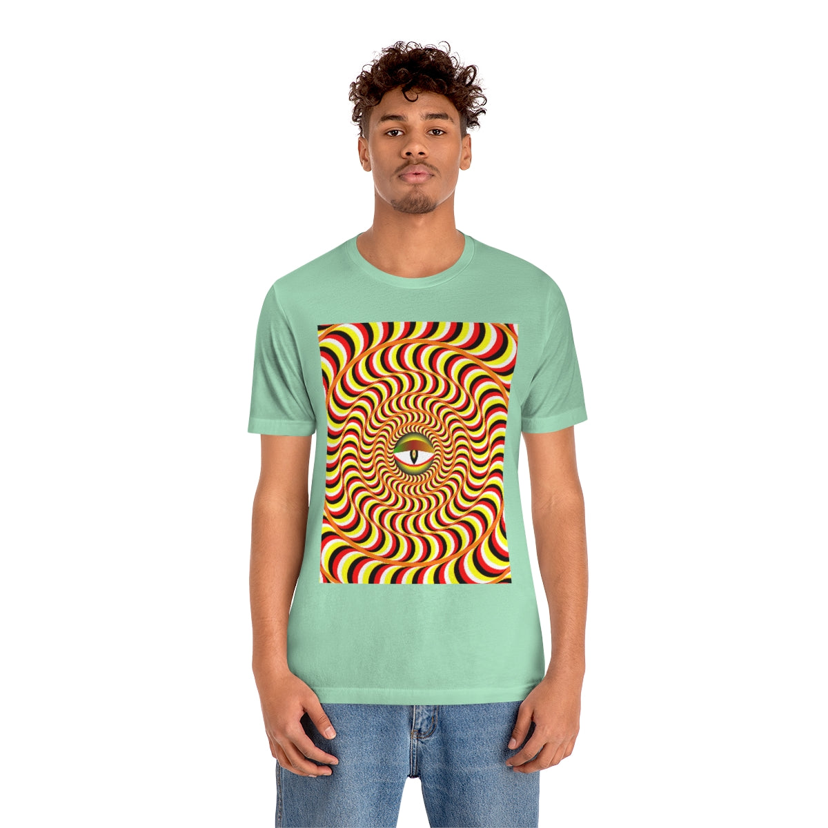 Unisex Jersey Short Sleeve Tee "Optical illusion Snake Eye"