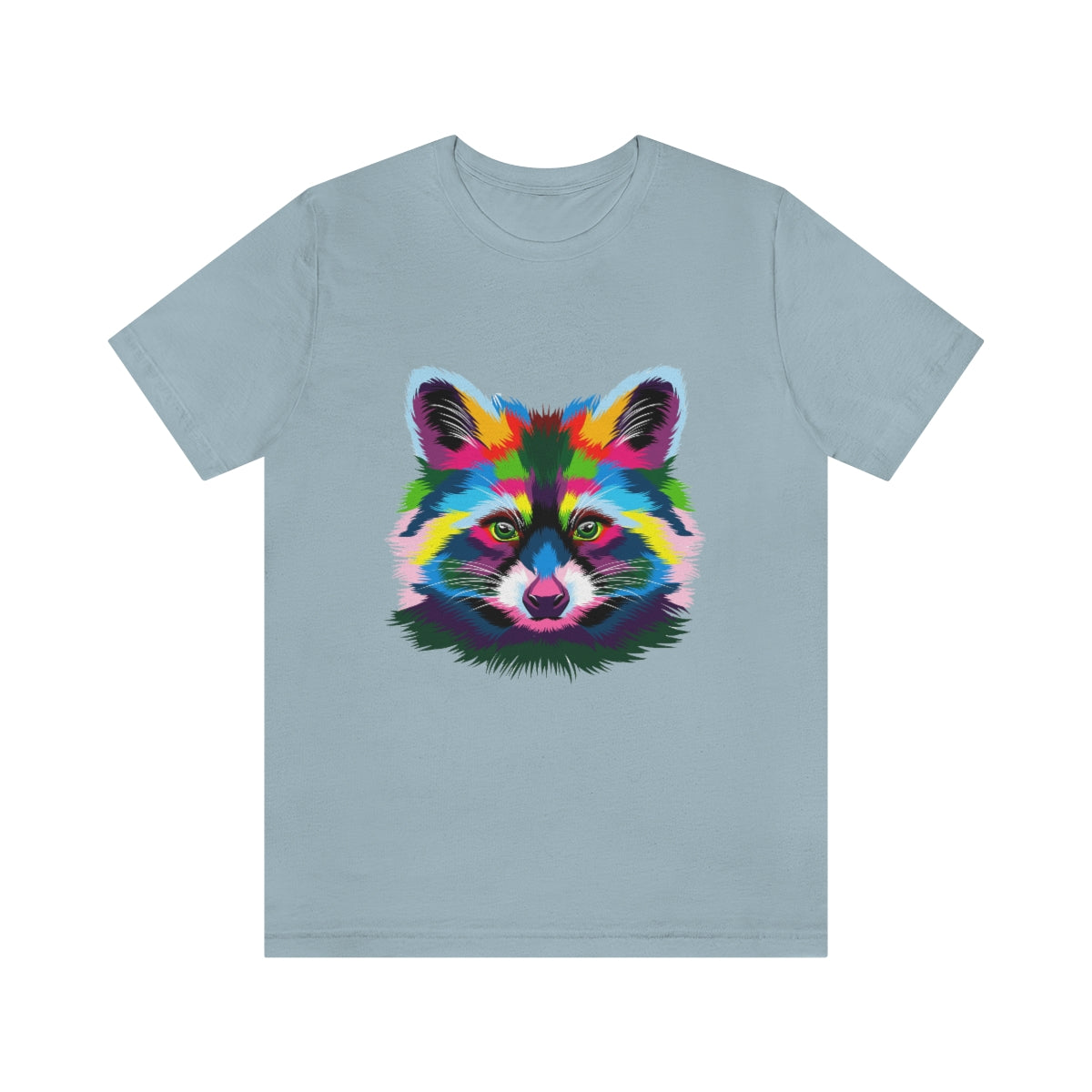 Unisex Jersey Short Sleeve Tee "Abstract colorful raccoon"