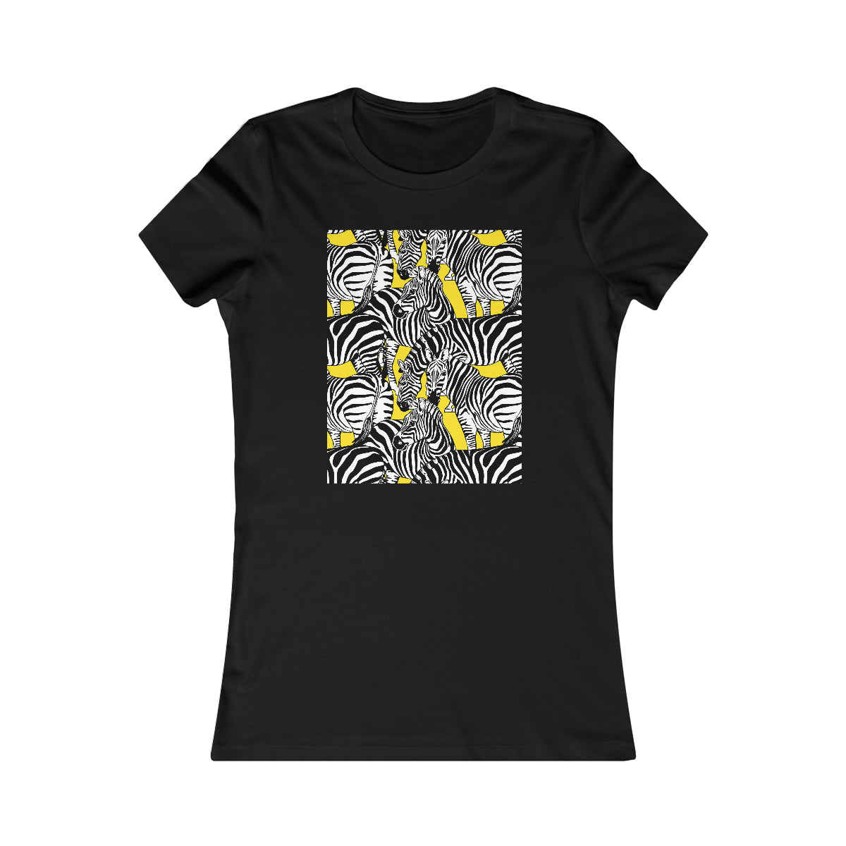 Women's Favorite Tee "Colorful zebras"