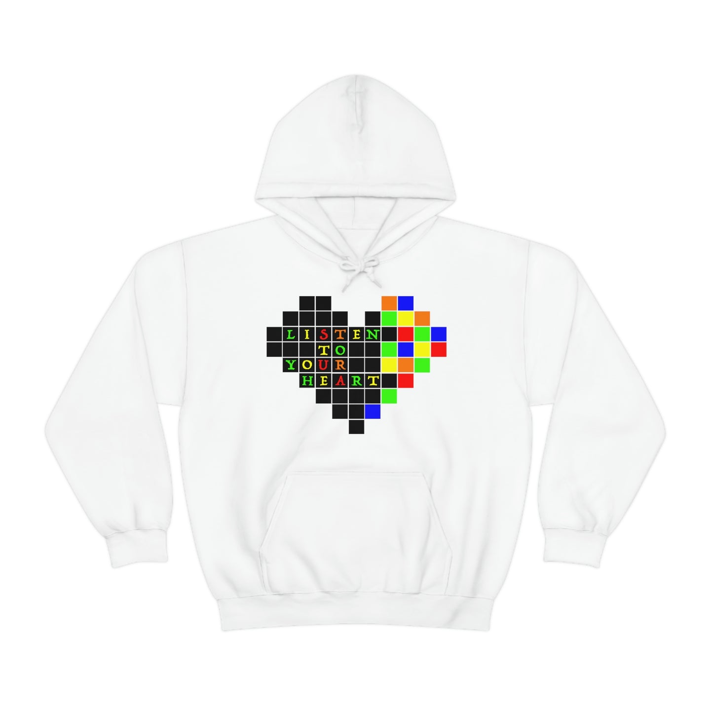 Unisex Heavy Blend™ Hooded Sweatshirt "Listen to your heart"