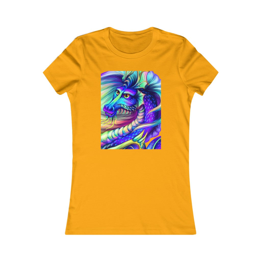 Women's Favorite Tee "Multi-colored dragon"