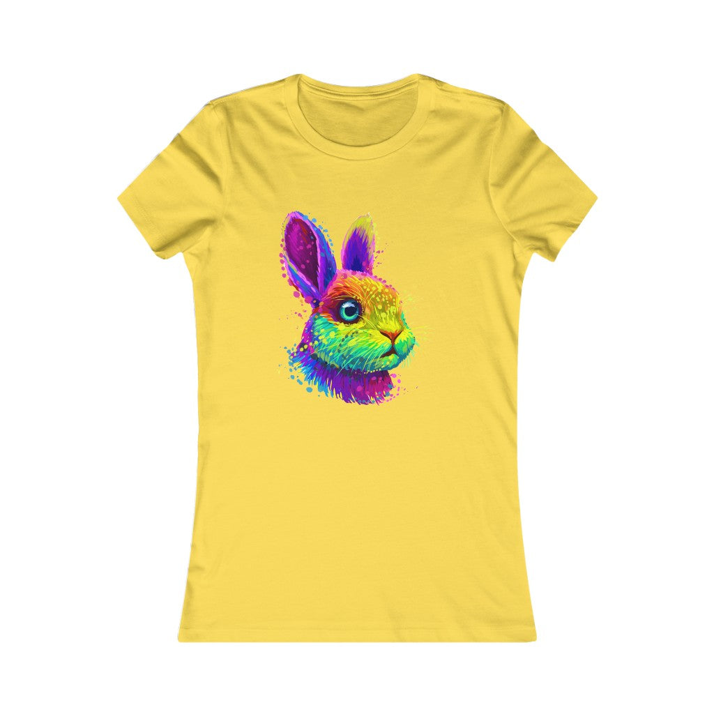 Women's Favorite Tee "Abstract colorful little rabbit"