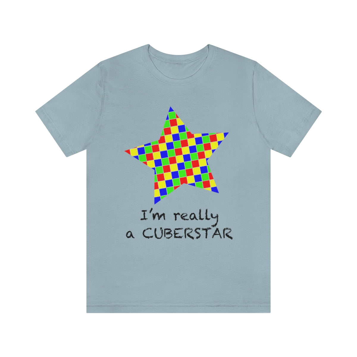 Unisex Jersey Short Sleeve Tee "I'm really a cuberstar"