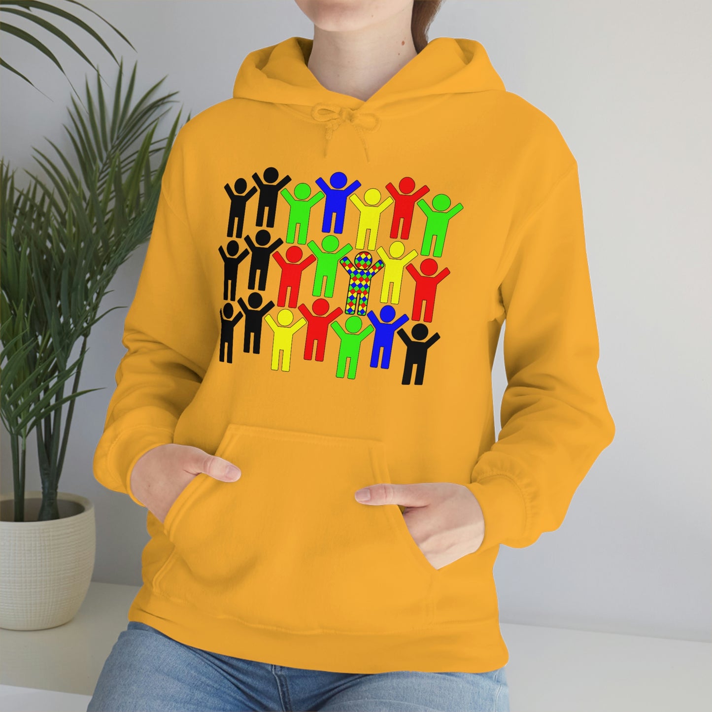 Unisex Heavy Blend™ Hooded Sweatshirt "Change the world by changing yourself"