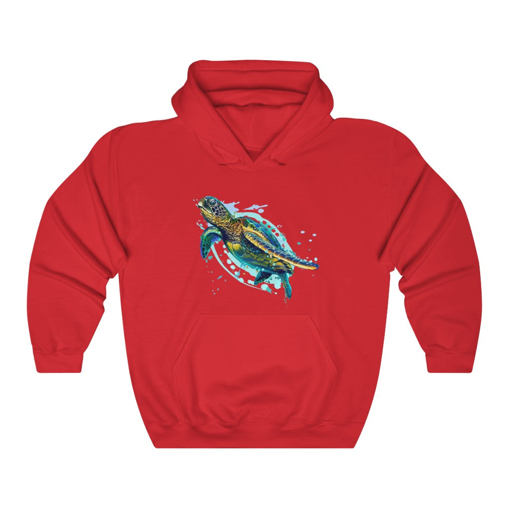 Unisex Heavy Blend™ Hooded Sweatshirt "Sea colorful turtle"