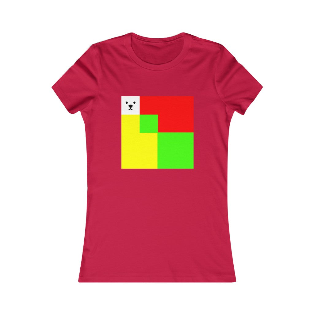Women's Favorite Tee "CuBeArea abstract"