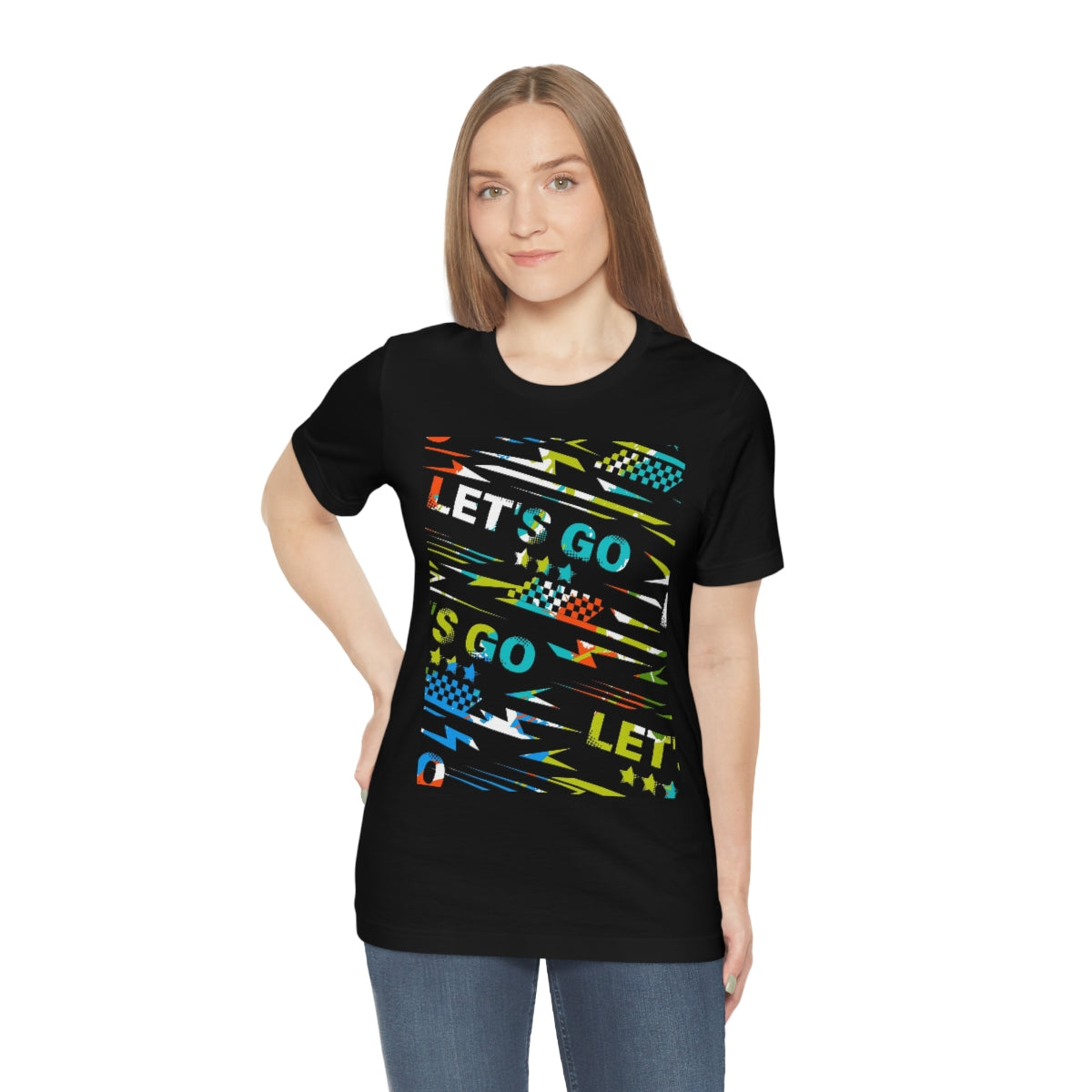 Unisex Jersey Short Sleeve Tee "Let's go"