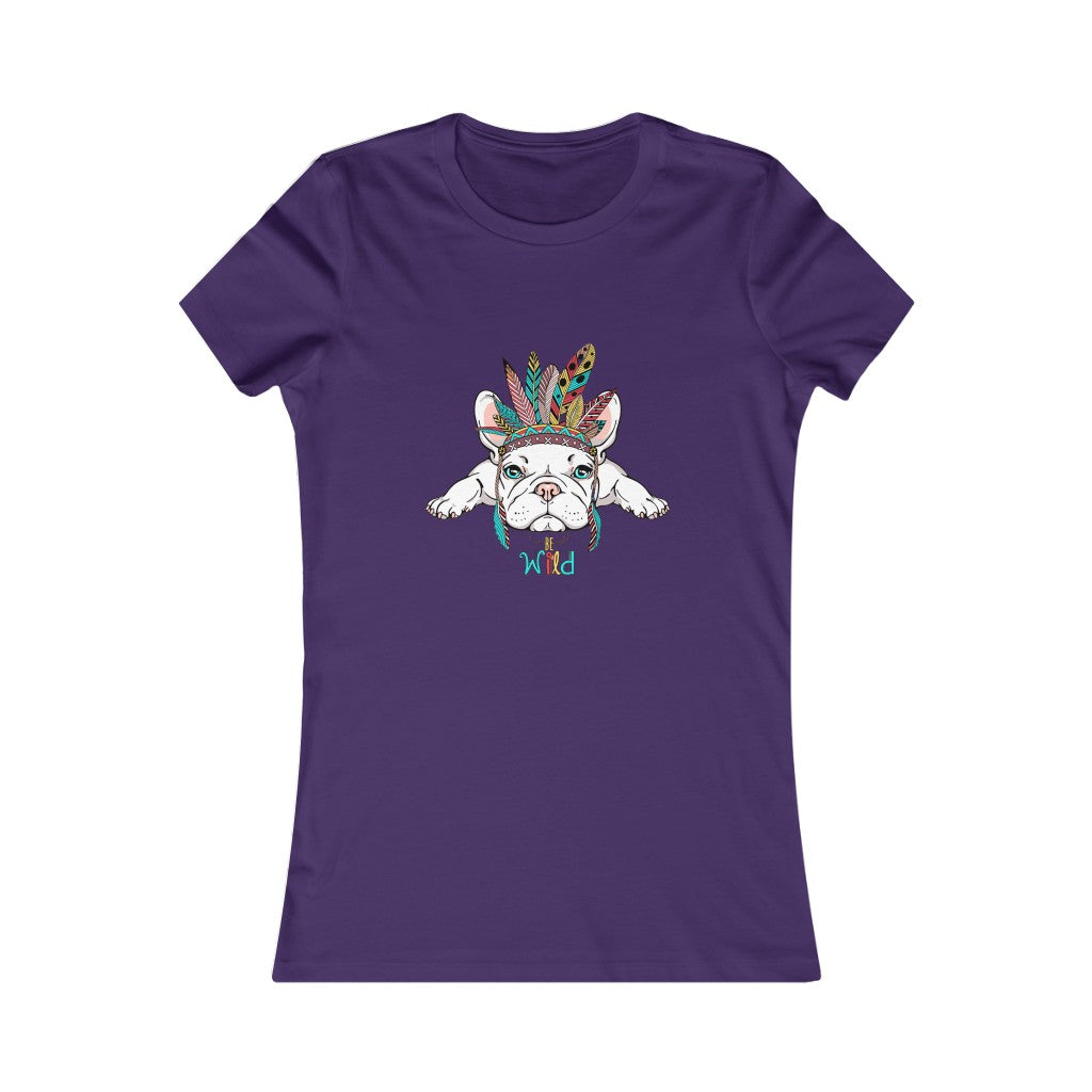 Women's Favorite Tee "French bulldog in Indian headdress"