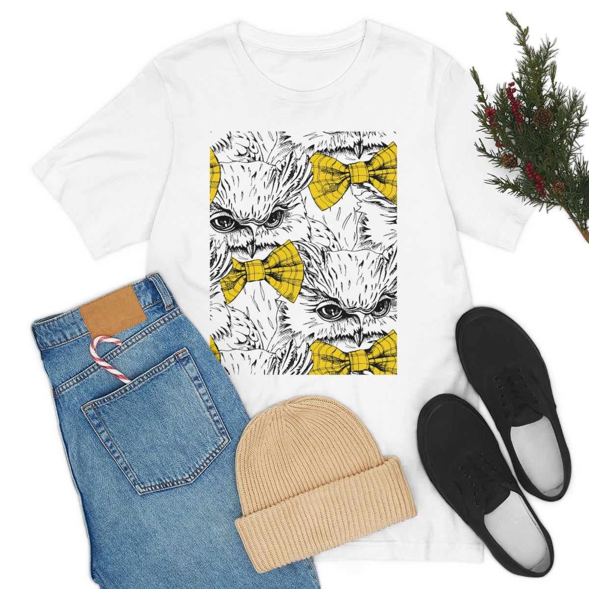 Unisex Jersey Short Sleeve Tee "Owls"