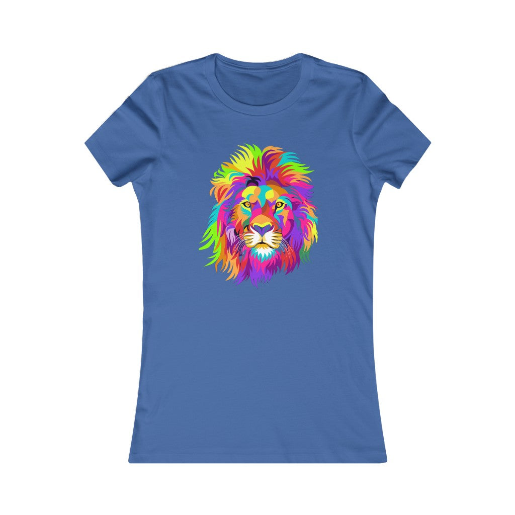 Women's Favorite Tee "Colourful Lion"