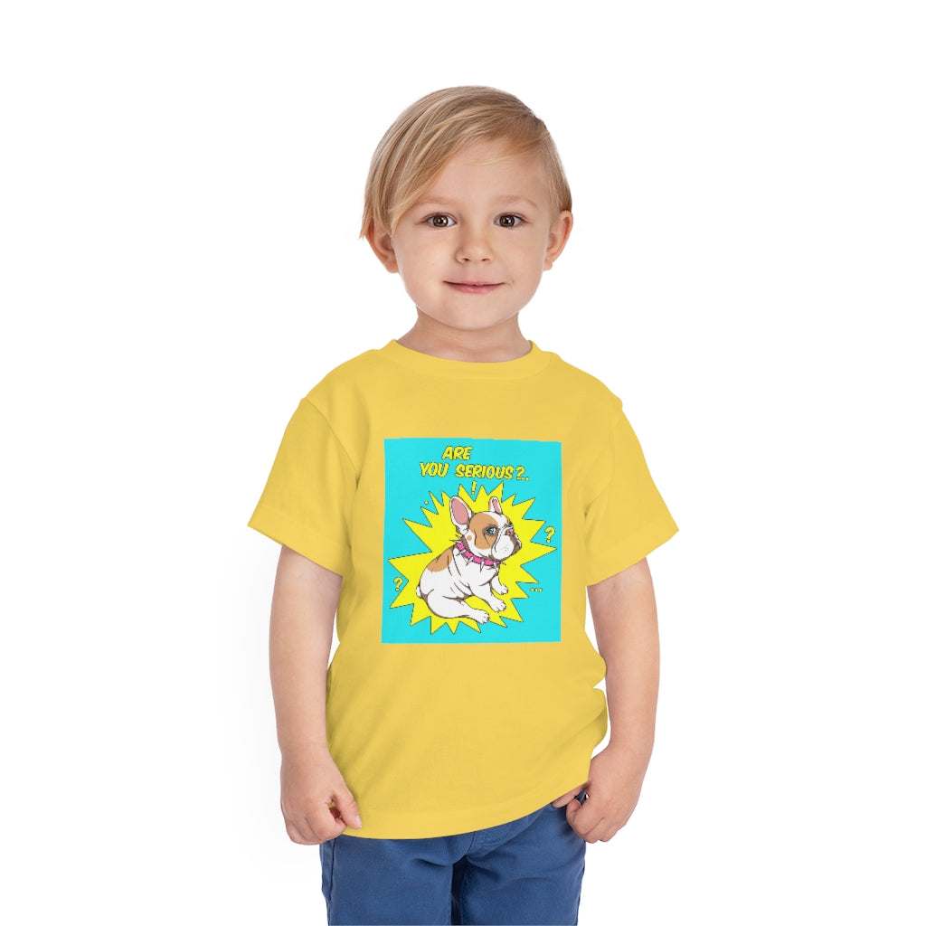 Kids Short Sleeve Tee "French bulldog are you serious?"