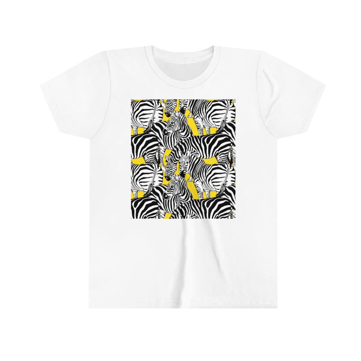 Youth Short Sleeve Tee "Colorful zebras"