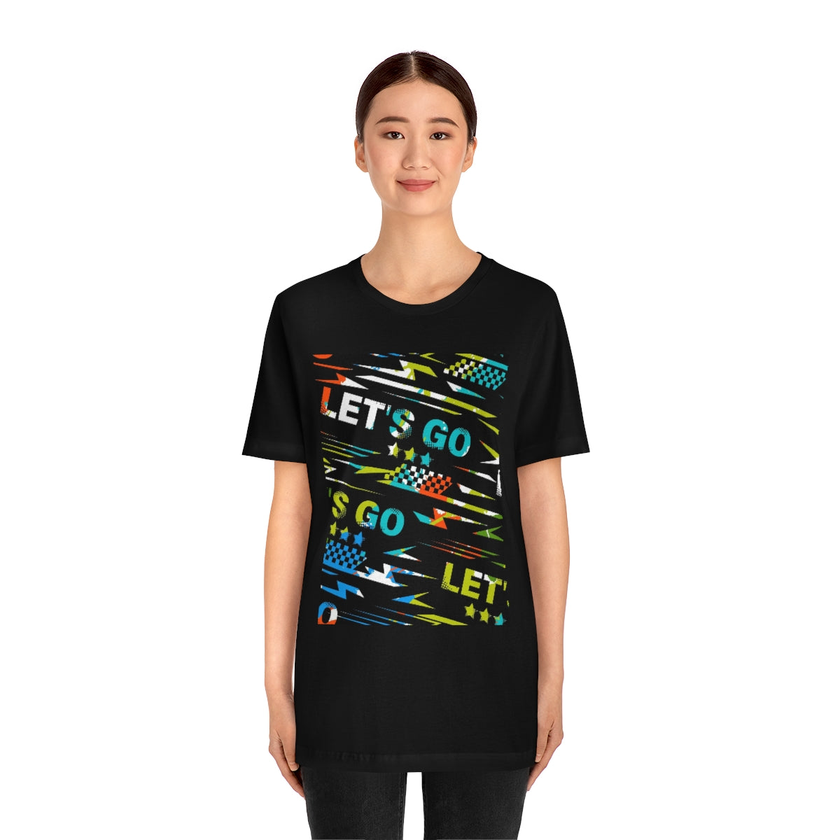 Unisex Jersey Short Sleeve Tee "Let's go"