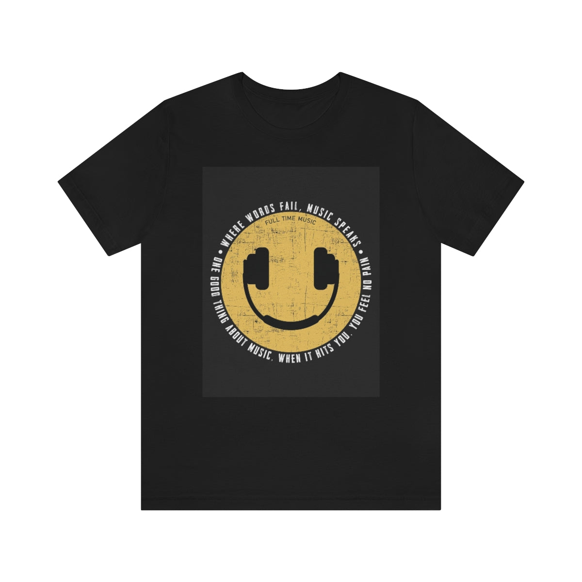 Unisex Jersey Short Sleeve Tee "Smile and headset"