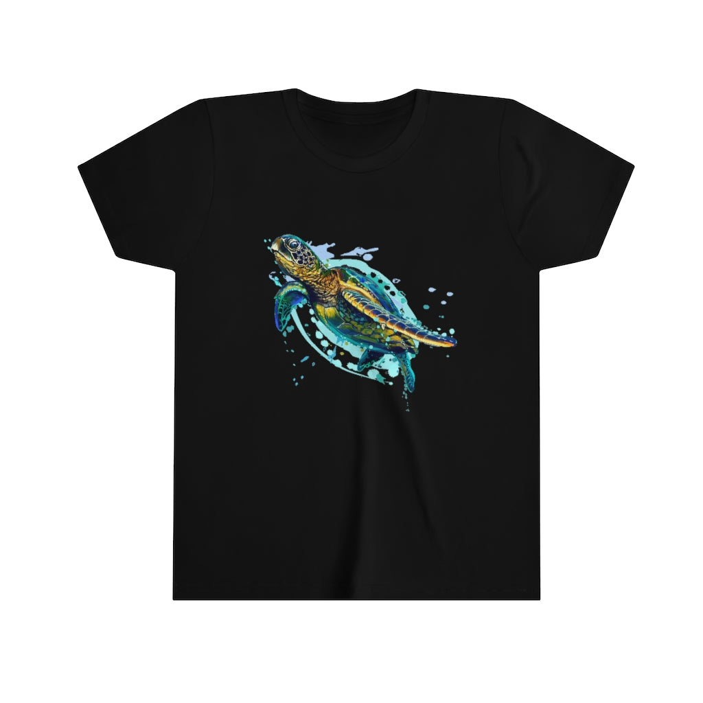 Youth Short Sleeve Tee "Sea colorful turtle"