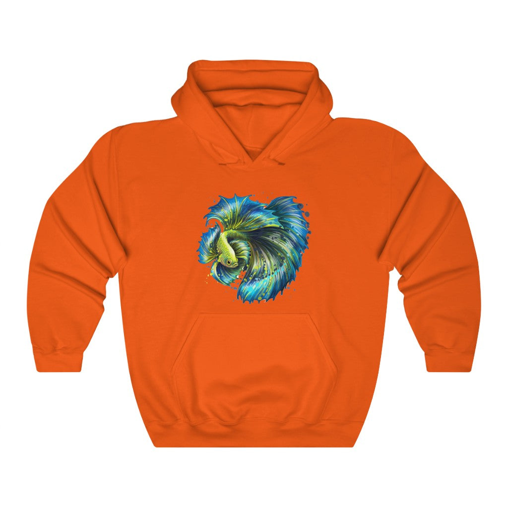 Unisex Heavy Blend™ Hooded Sweatshirt "Colorful tropical fish"